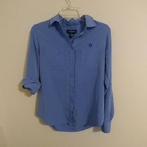 Women's Land's End Chase Button Blouse 4